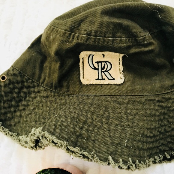 Colorado Rockies Army Green Bucket Hat! - Picture 2 of 6